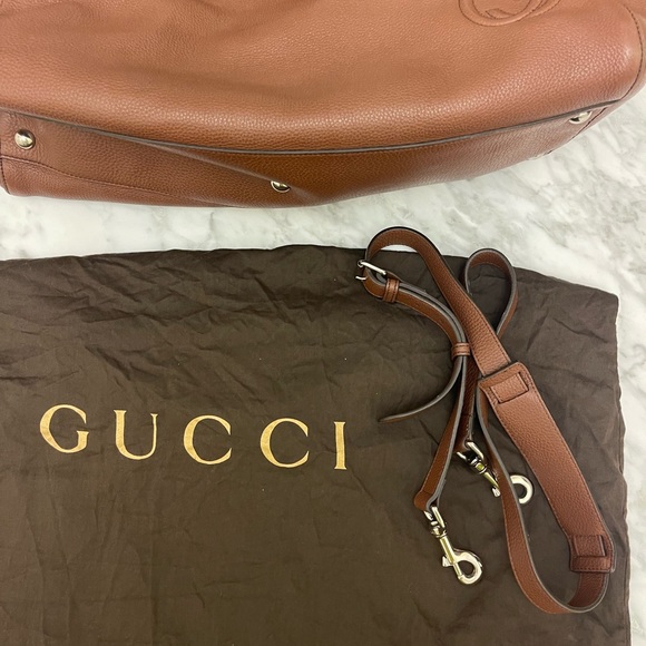 Gucci Soho large brown leather duffle - Picture 8 of 11